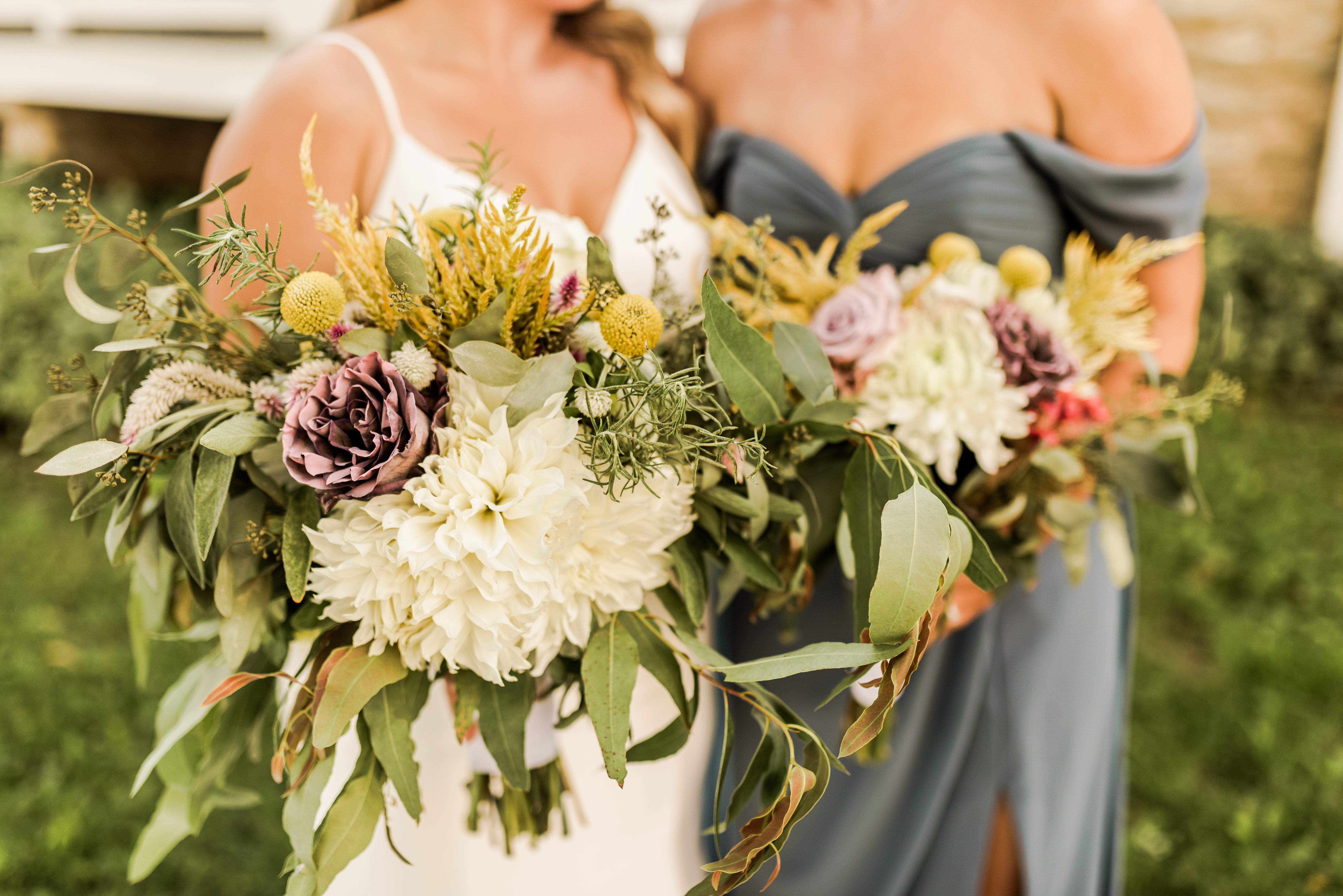 bridal and bridesmaid bouquets